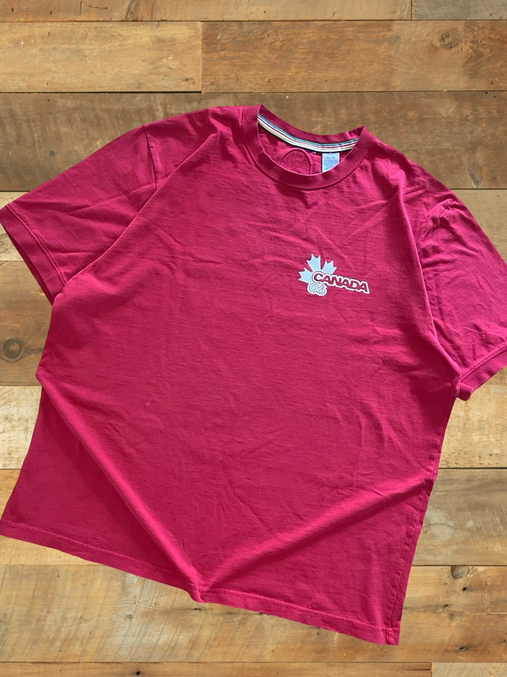 Hudson Bay Team Canada 2006 Olympic T-Shirt XL Red Hockey Canada Olympic Team